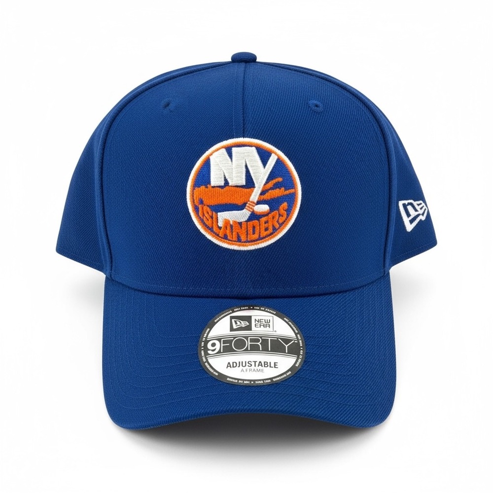 New York Islanders Hat New Era NHL‎ 9FORTY A-Frame Adjustable Cap Blue NEW
